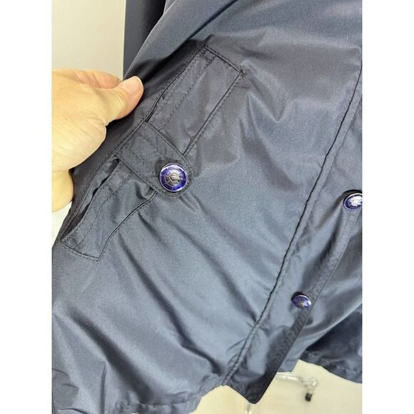 Creenstone (14 XL US) Lightweight Jacket Size 42 Zip Away Hood Navy Blue Holland - Picture 14 of 16